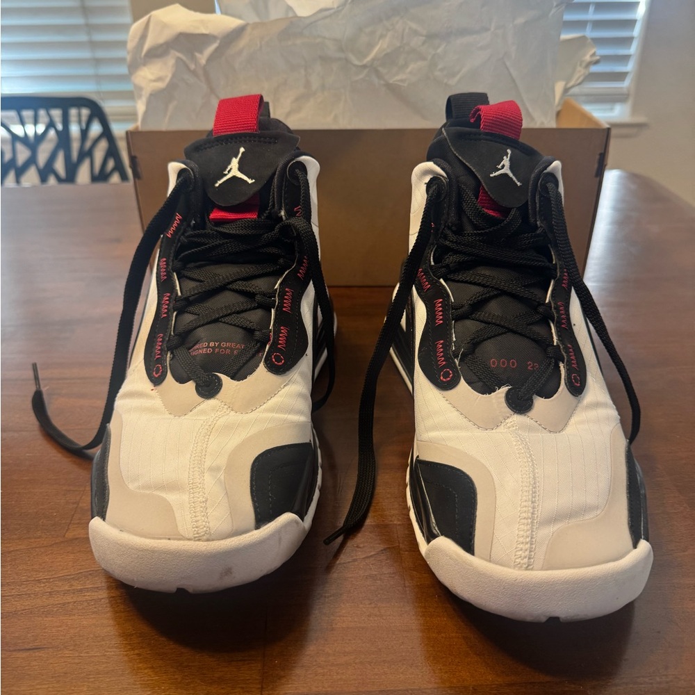 Jordan Aerospace 720 Athletic Shoes Black White Red